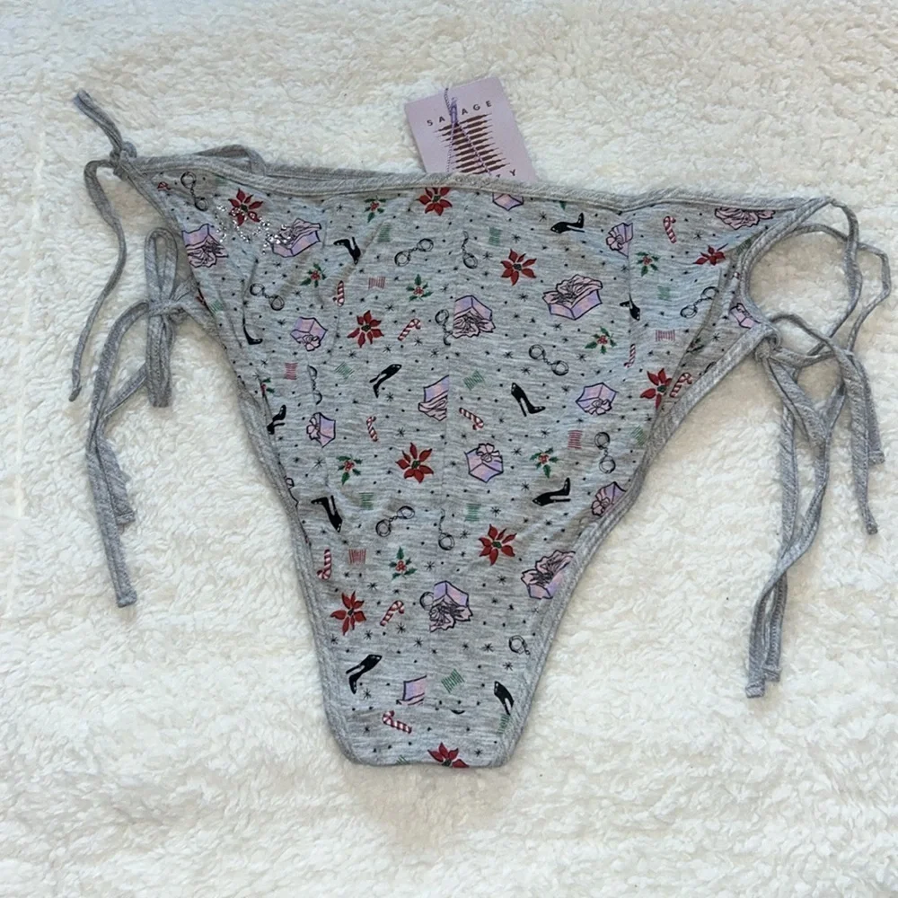 Savage X Fenty ‘Tis The Savage Hot Short Holiday Underwear XL NWT